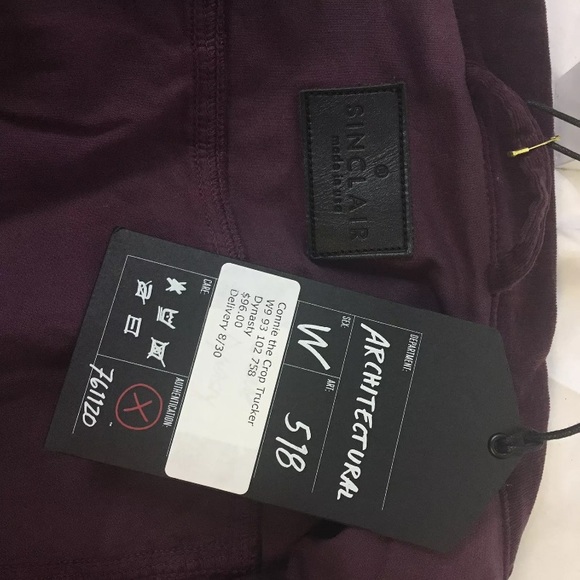 Womens Cropped trucker Jacket The Sinclair MFGRP - Picture 4 of 4